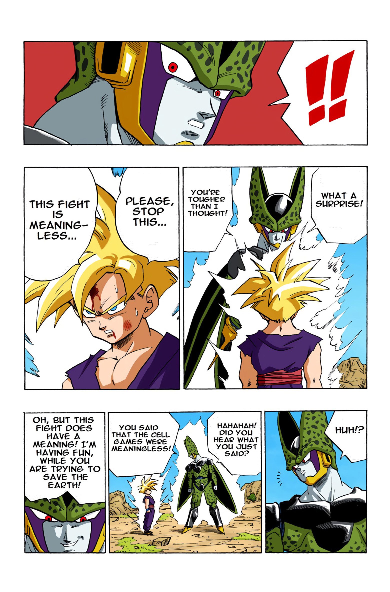 DBZ Perfect Cell Saga (Colored)