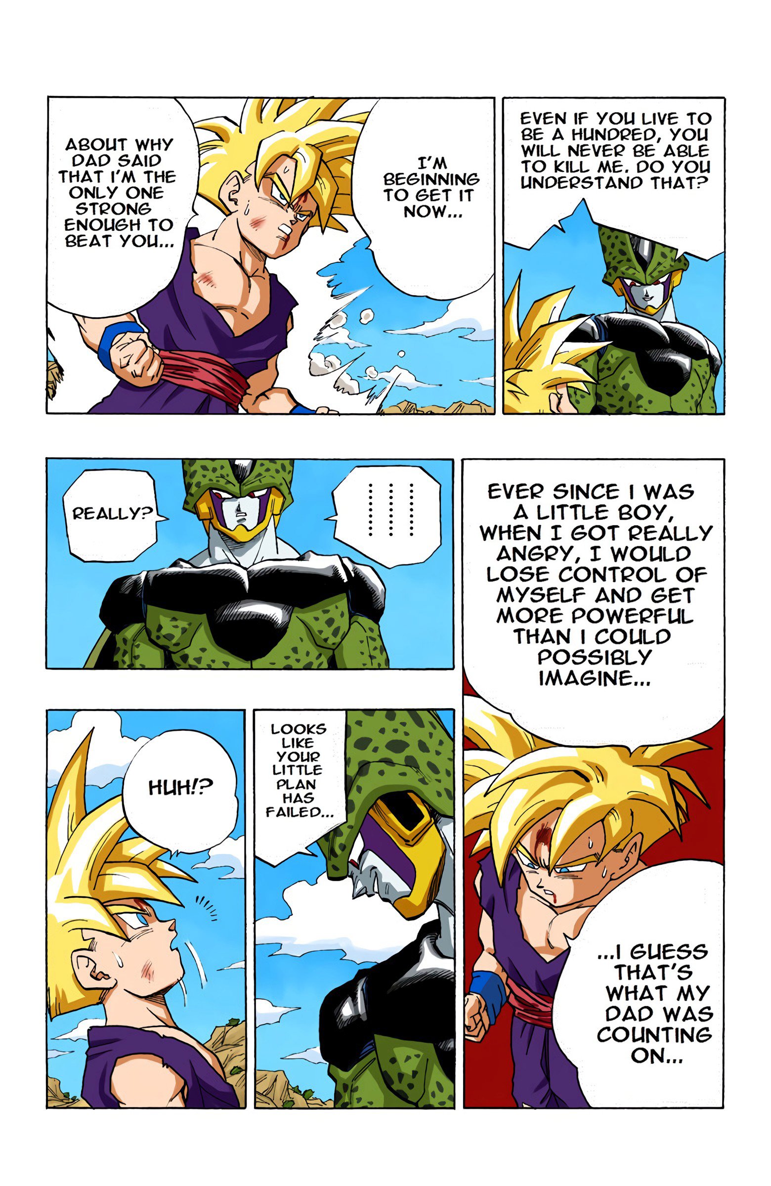 DBZ Perfect Cell Saga (Colored)