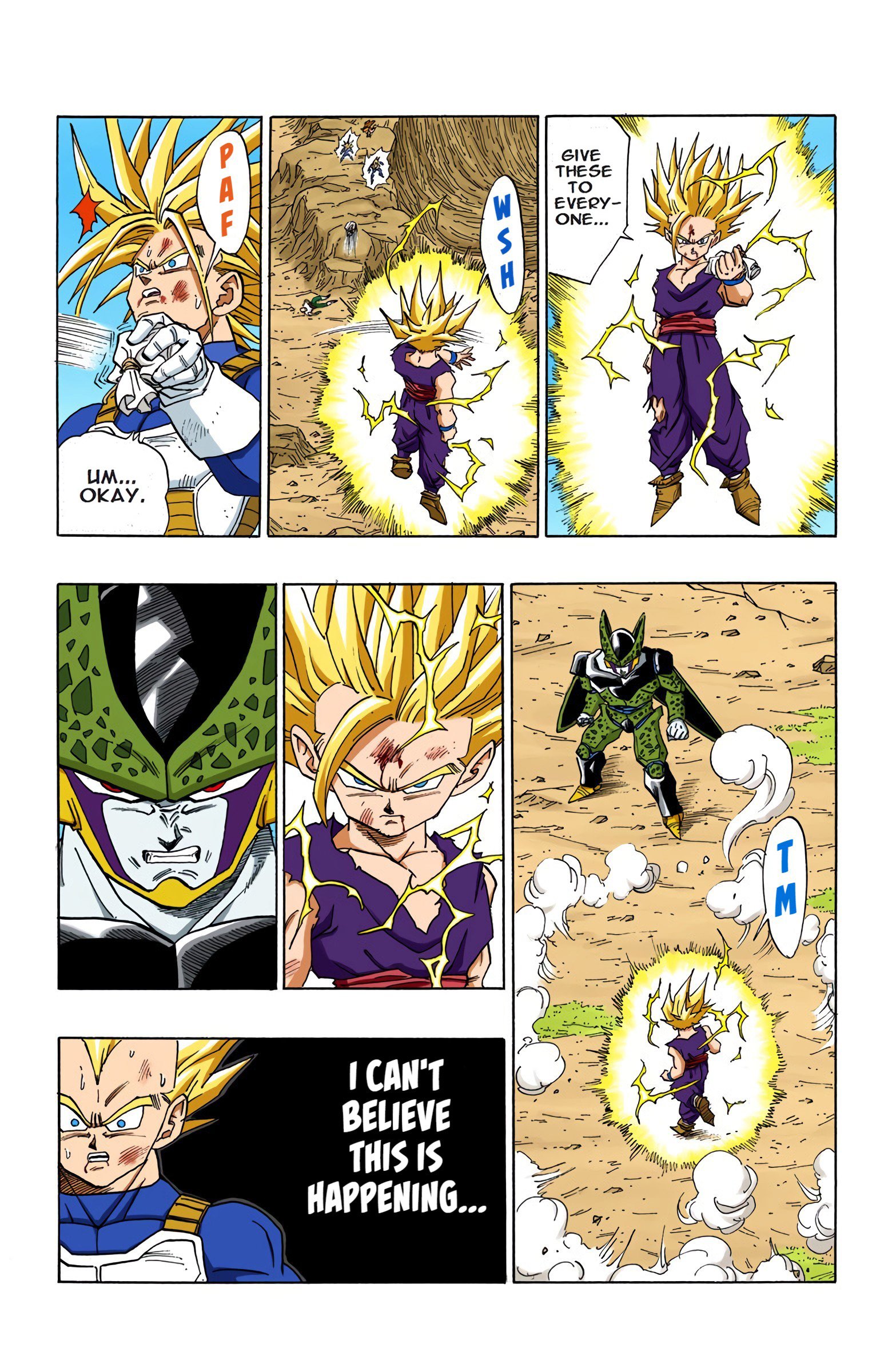 DBZ Perfect Cell Saga (Colored)