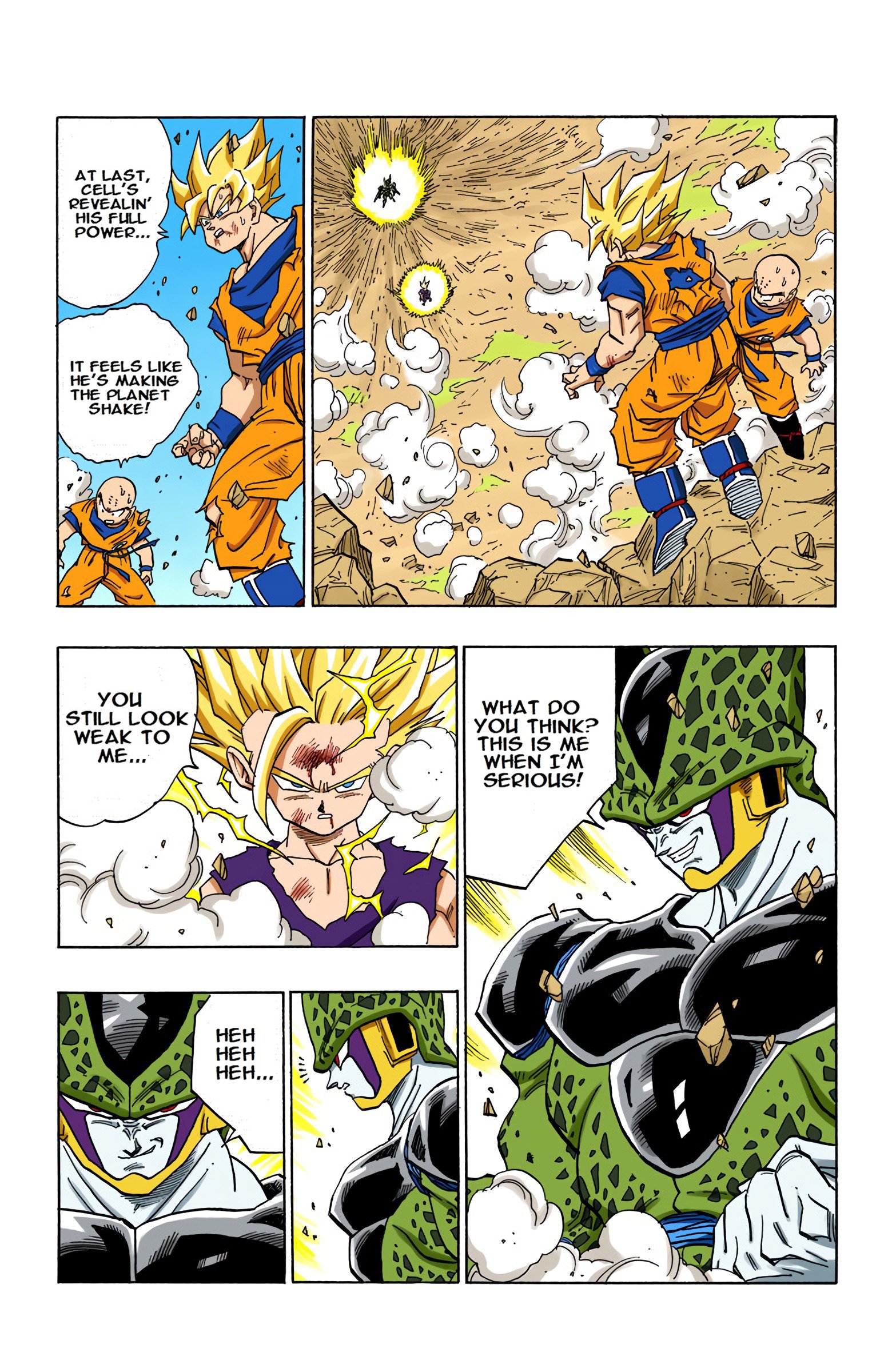 DBZ Perfect Cell Saga (Colored)