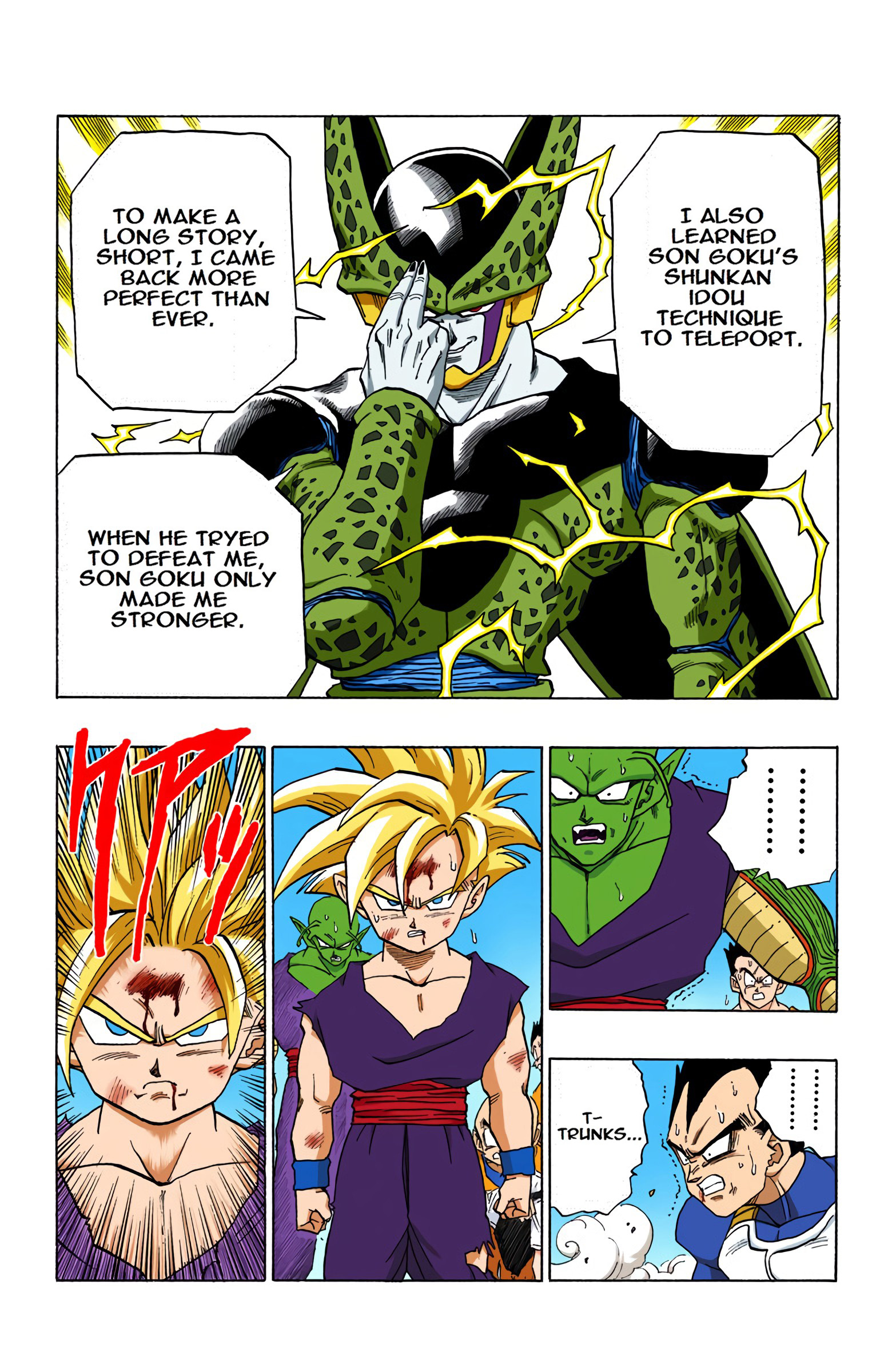 DBZ Perfect Cell Saga (Colored)