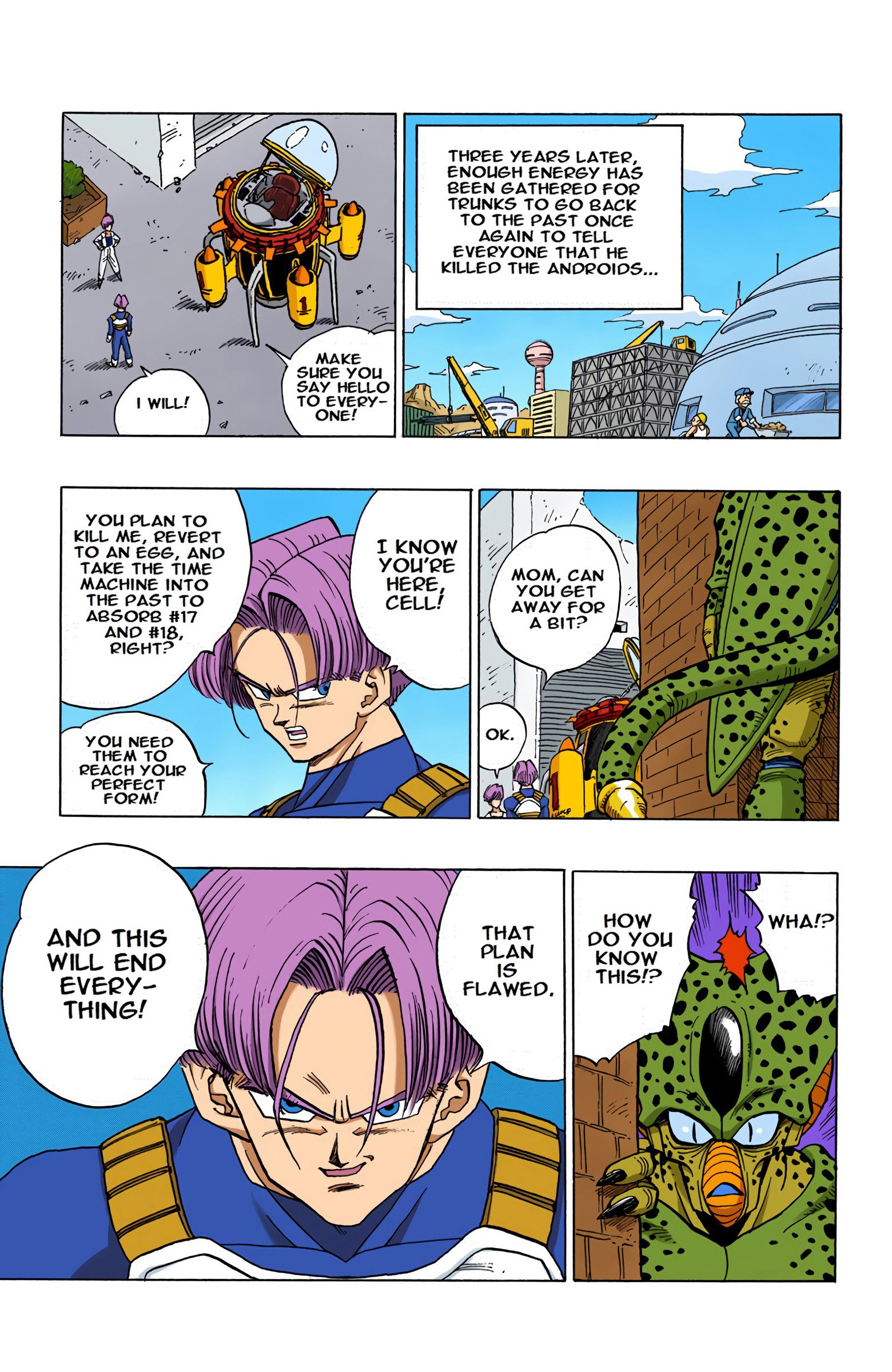 DBZ Perfect Cell Saga (Colored)