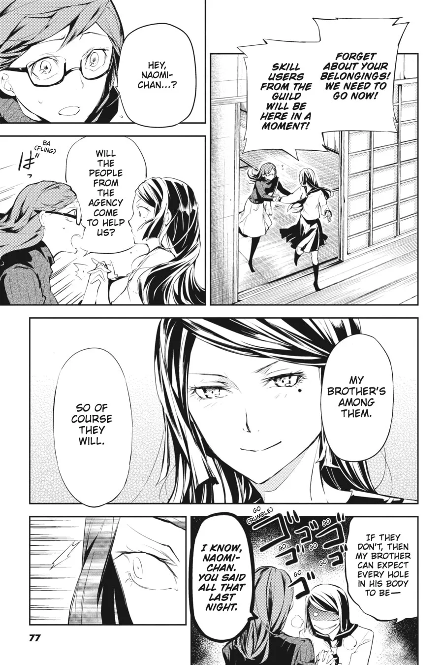 Bungo Stray Dogs, chapter 23, page 3