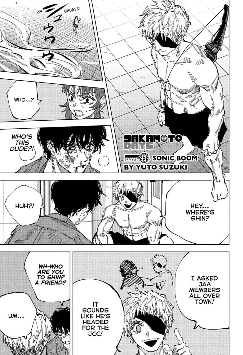 Sakamoto Days Manga Online, chapter 258, page 1