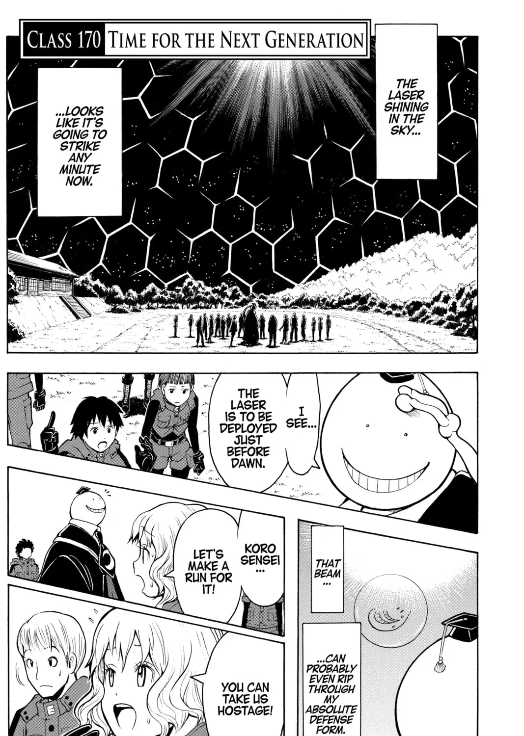 Assassination Classroom, chapter 170, page 1