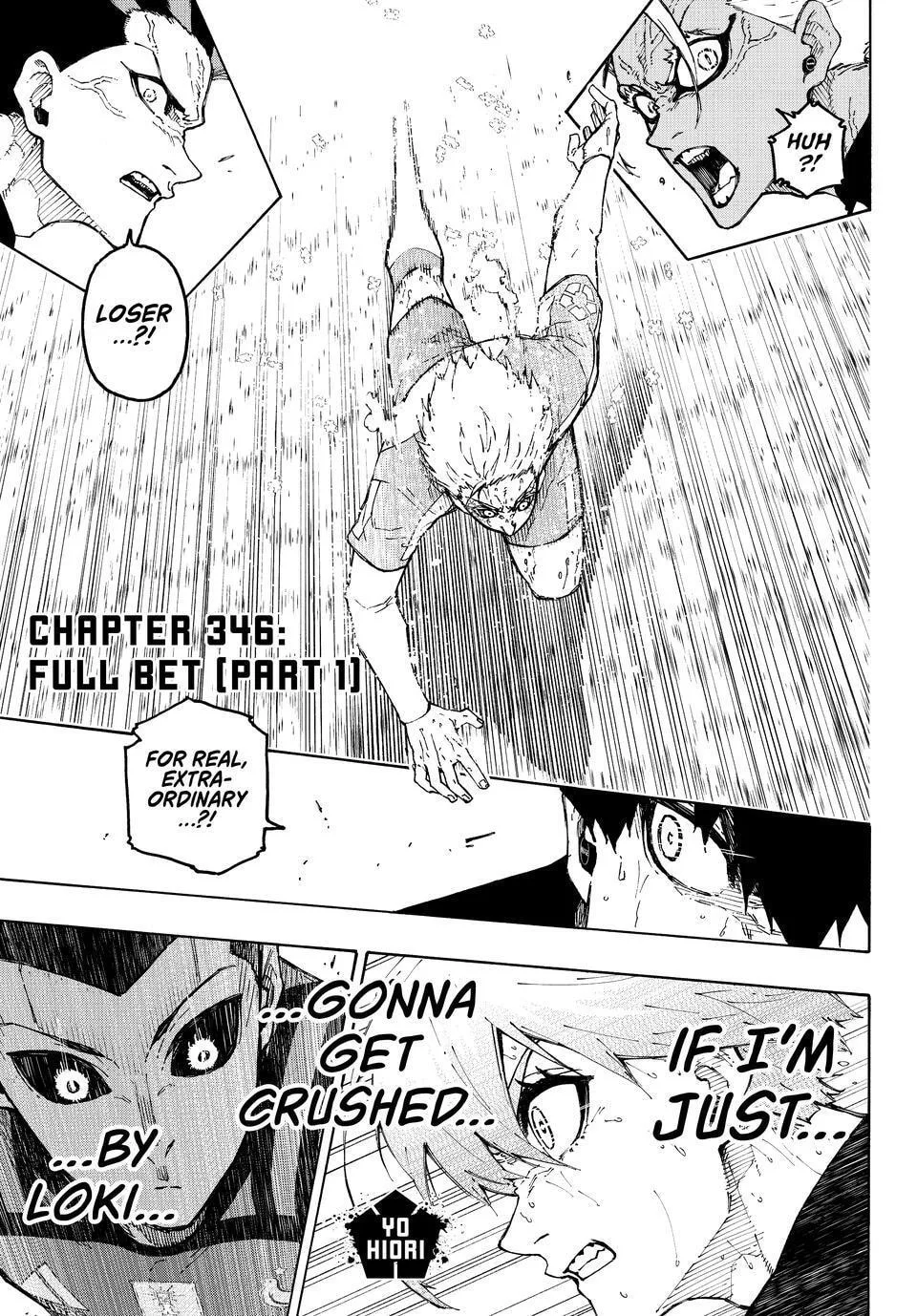 B Lock Manga, chapter 346, page 1