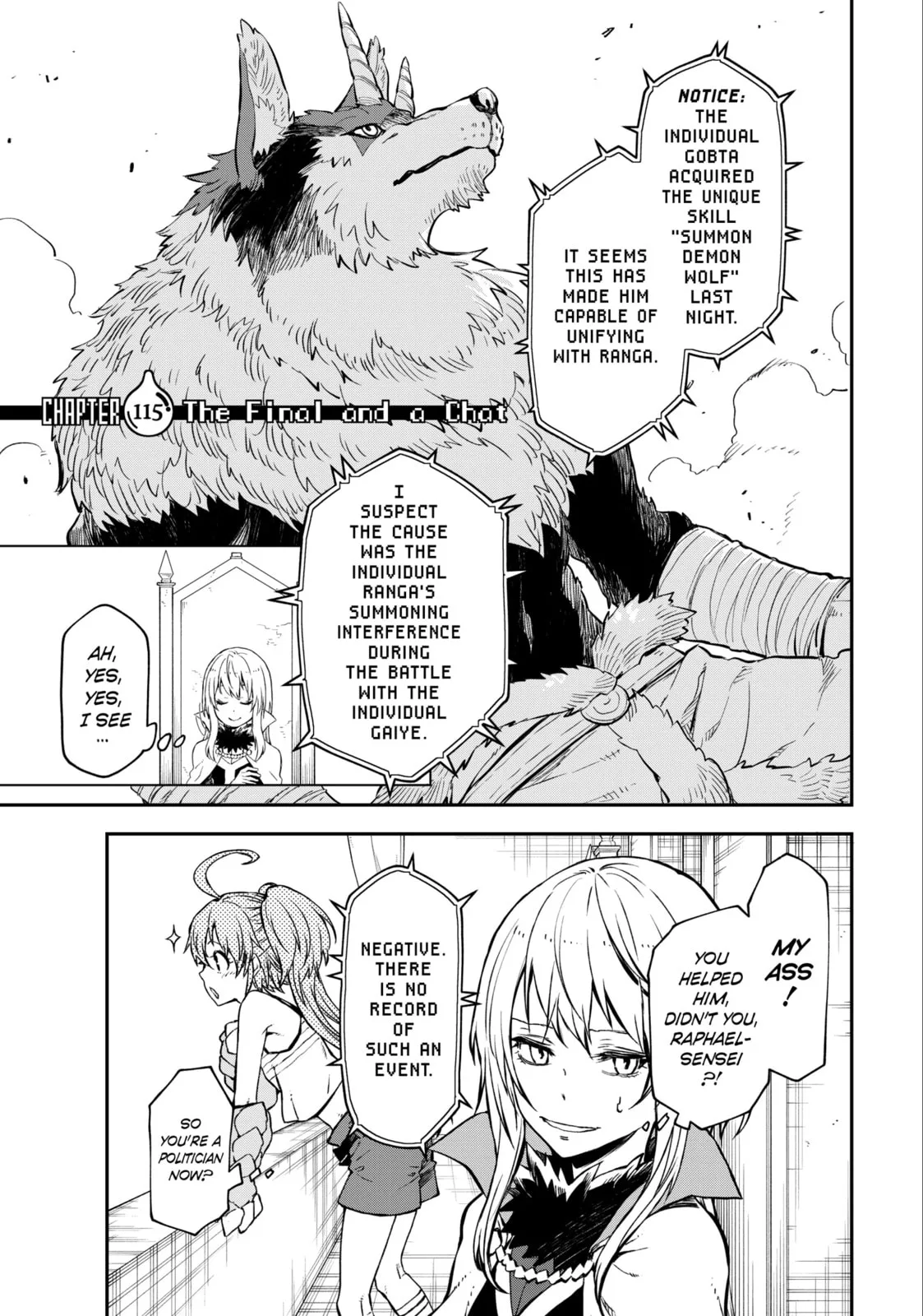 That Time I Got Reincarnated as a Slime, chapter 115, page 1