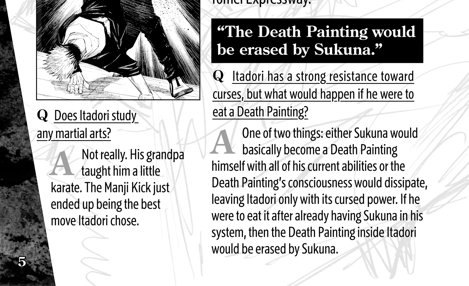 Jujutsu Kaisen: The Official Character Guide, chapter 1, page 6