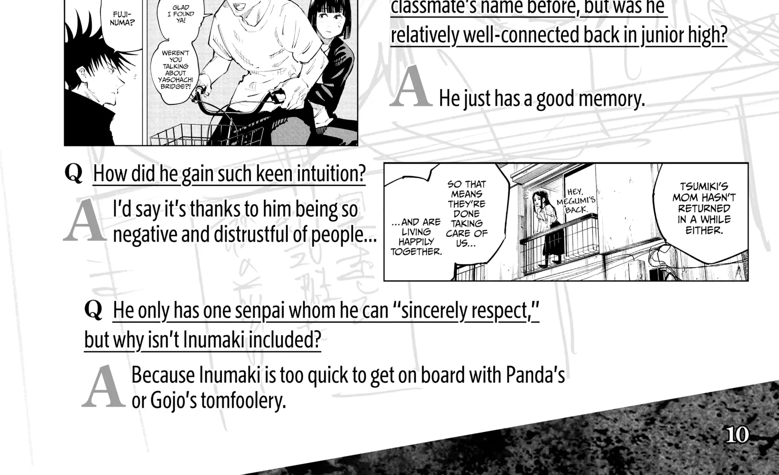 Jujutsu Kaisen: The Official Character Guide, chapter 1, page 16