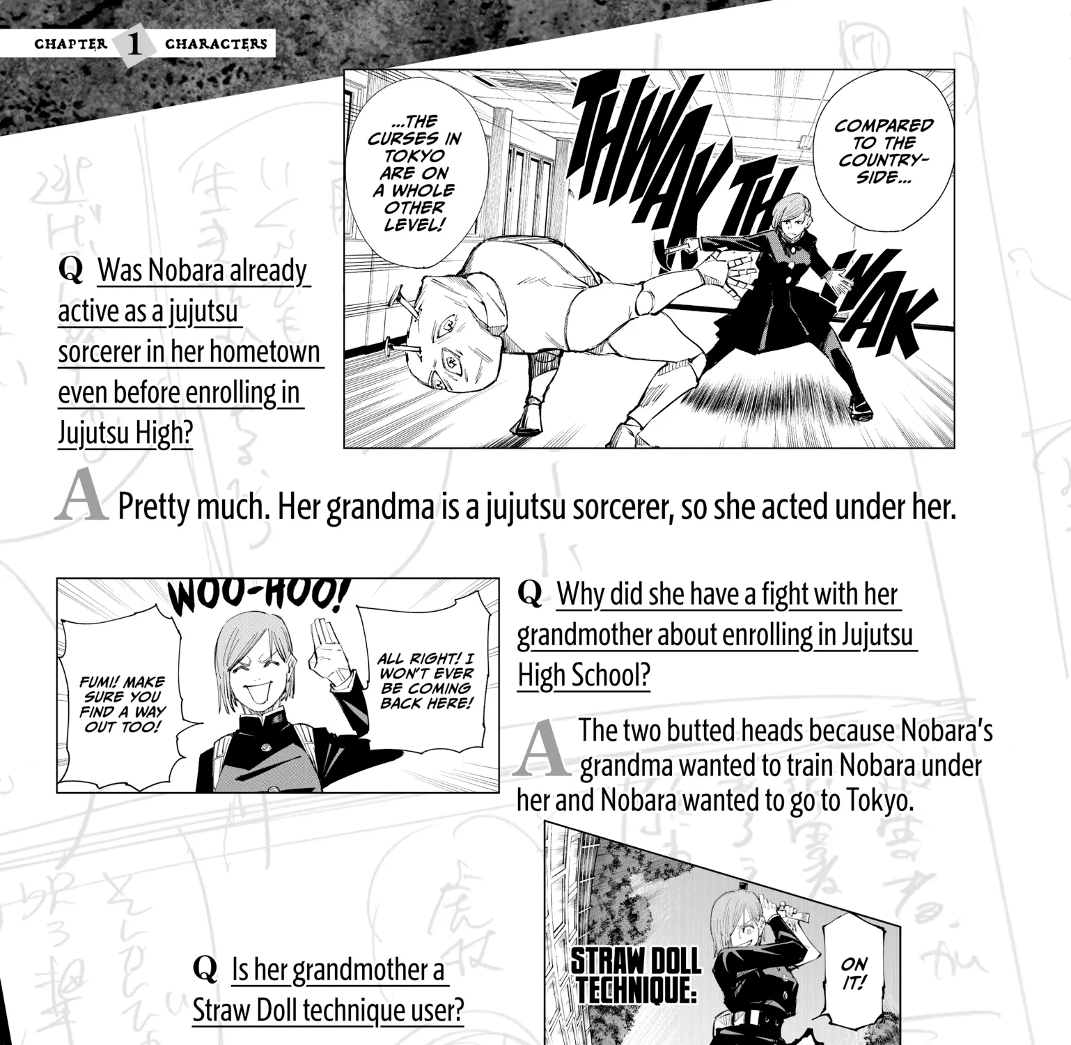 Jujutsu Kaisen: The Official Character Guide, chapter 1, page 21