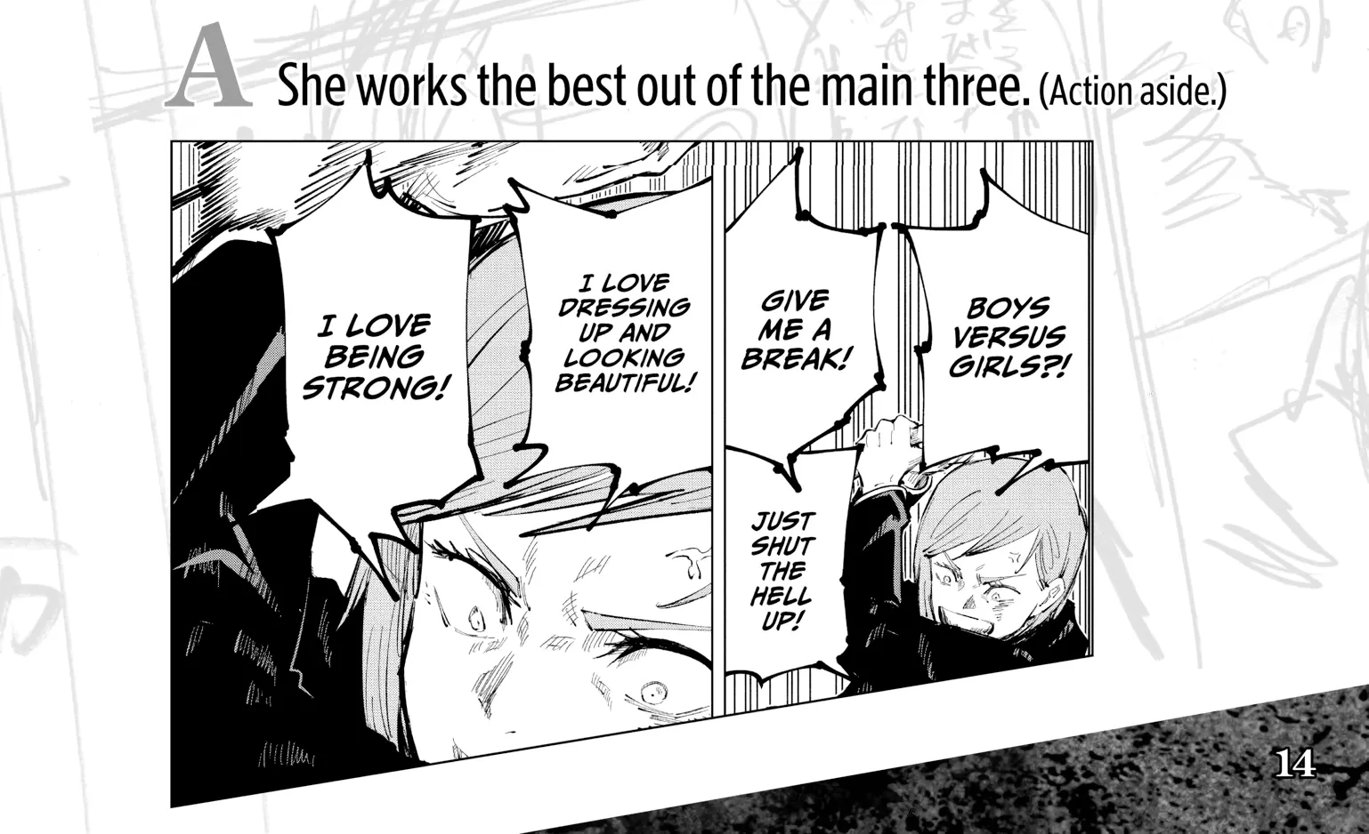 Jujutsu Kaisen: The Official Character Guide, chapter 1, page 24