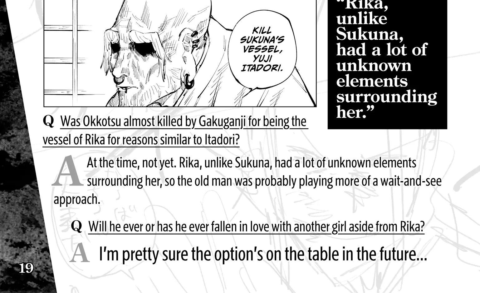 Jujutsu Kaisen: The Official Character Guide, chapter 1, page 34