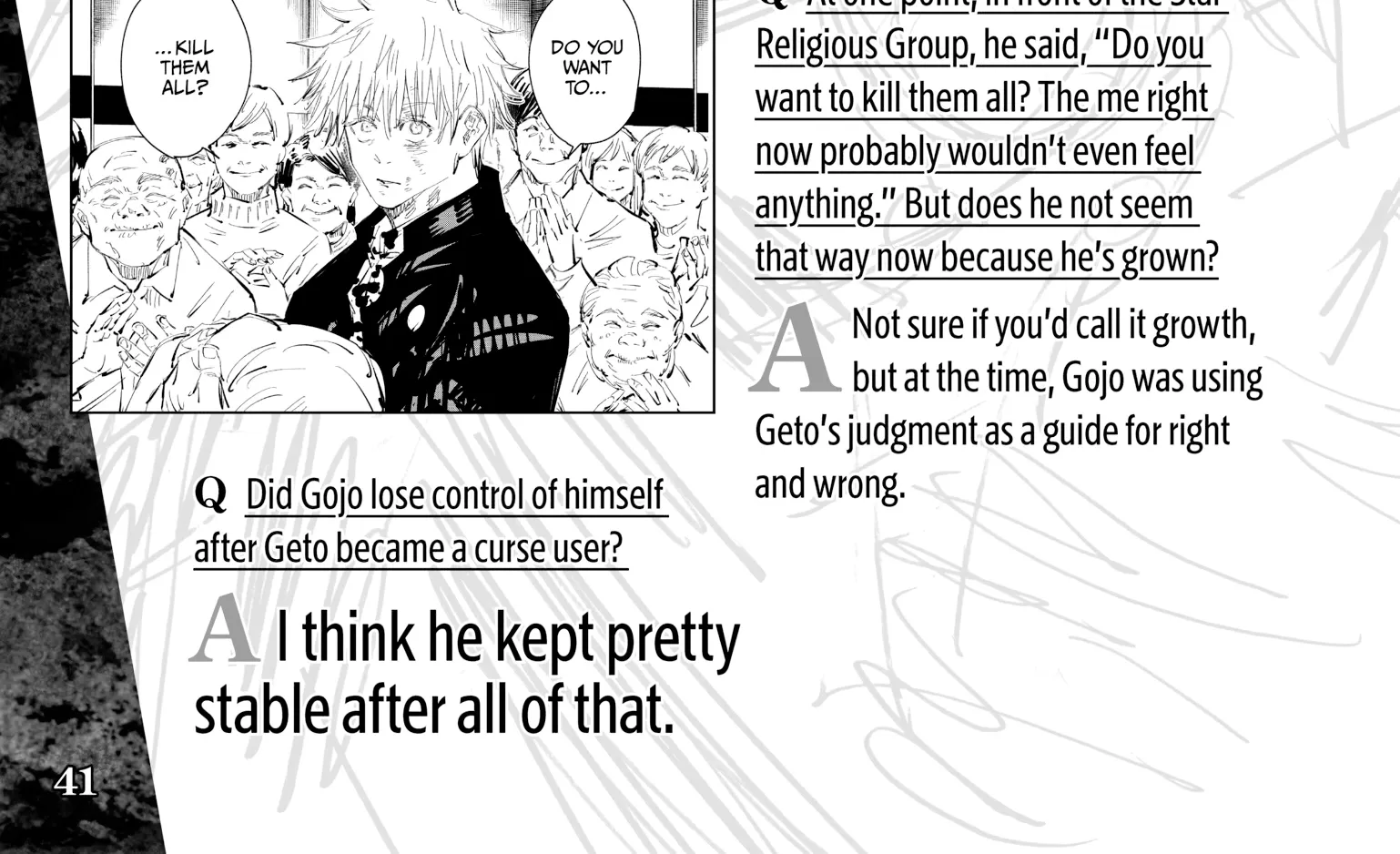Jujutsu Kaisen: The Official Character Guide, chapter 1, page 76