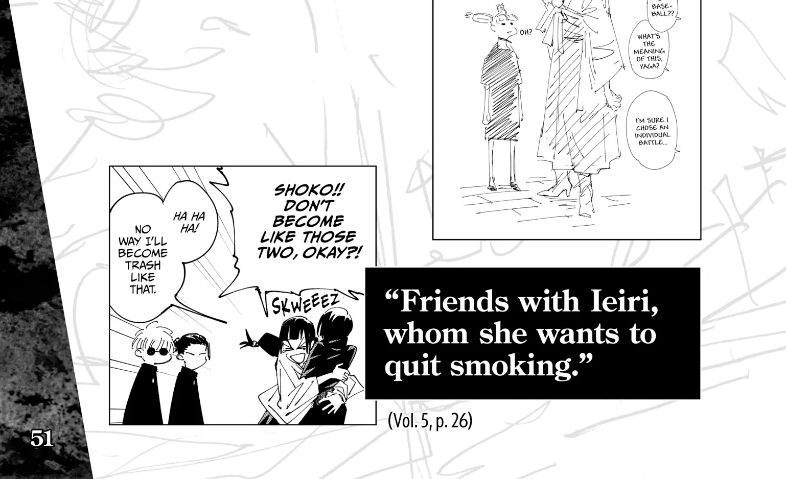 Jujutsu Kaisen: The Official Character Guide, chapter 1, page 96