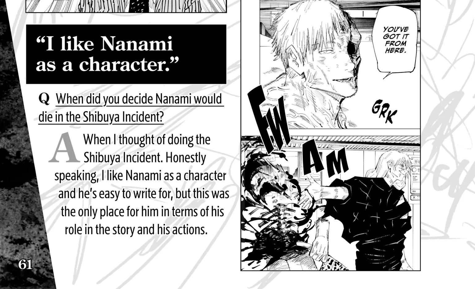 Jujutsu Kaisen: The Official Character Guide, chapter 1, page 114
