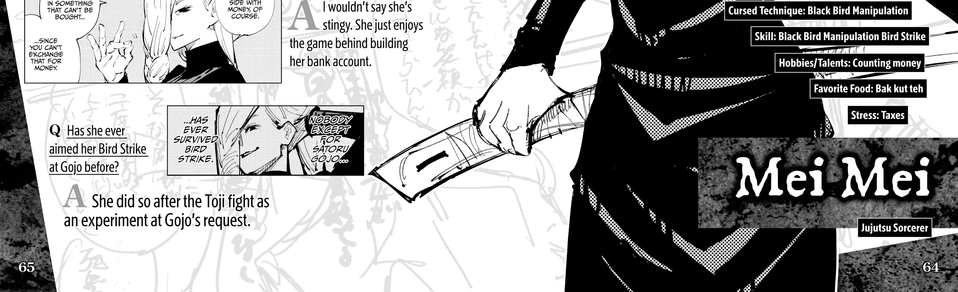 Jujutsu Kaisen: The Official Character Guide, chapter 1, page 118