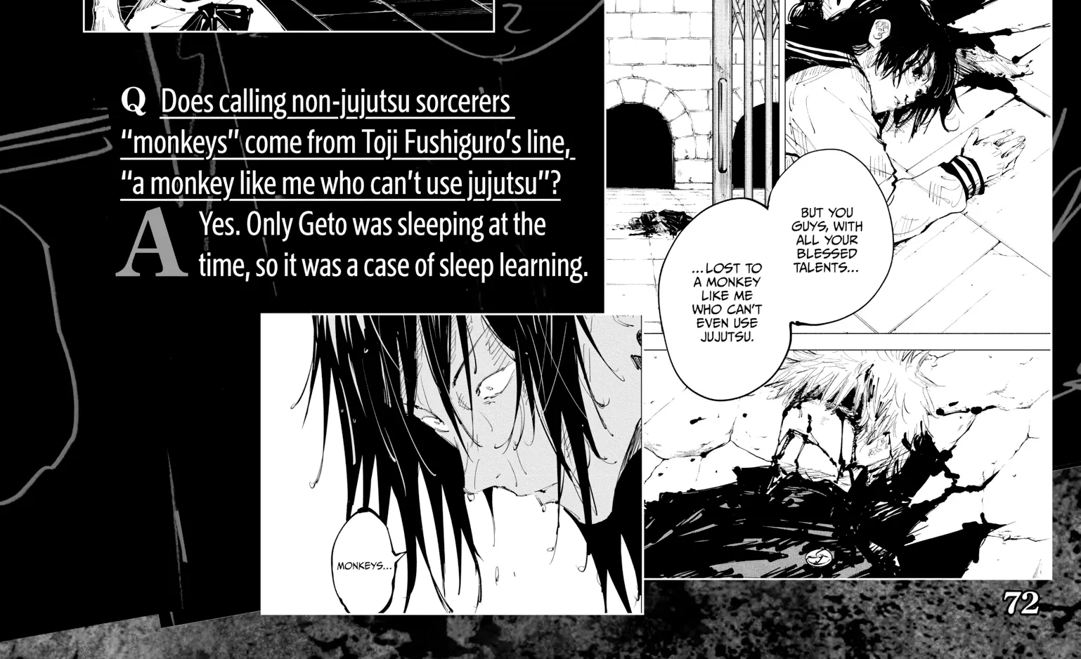 Jujutsu Kaisen: The Official Character Guide, chapter 1, page 130