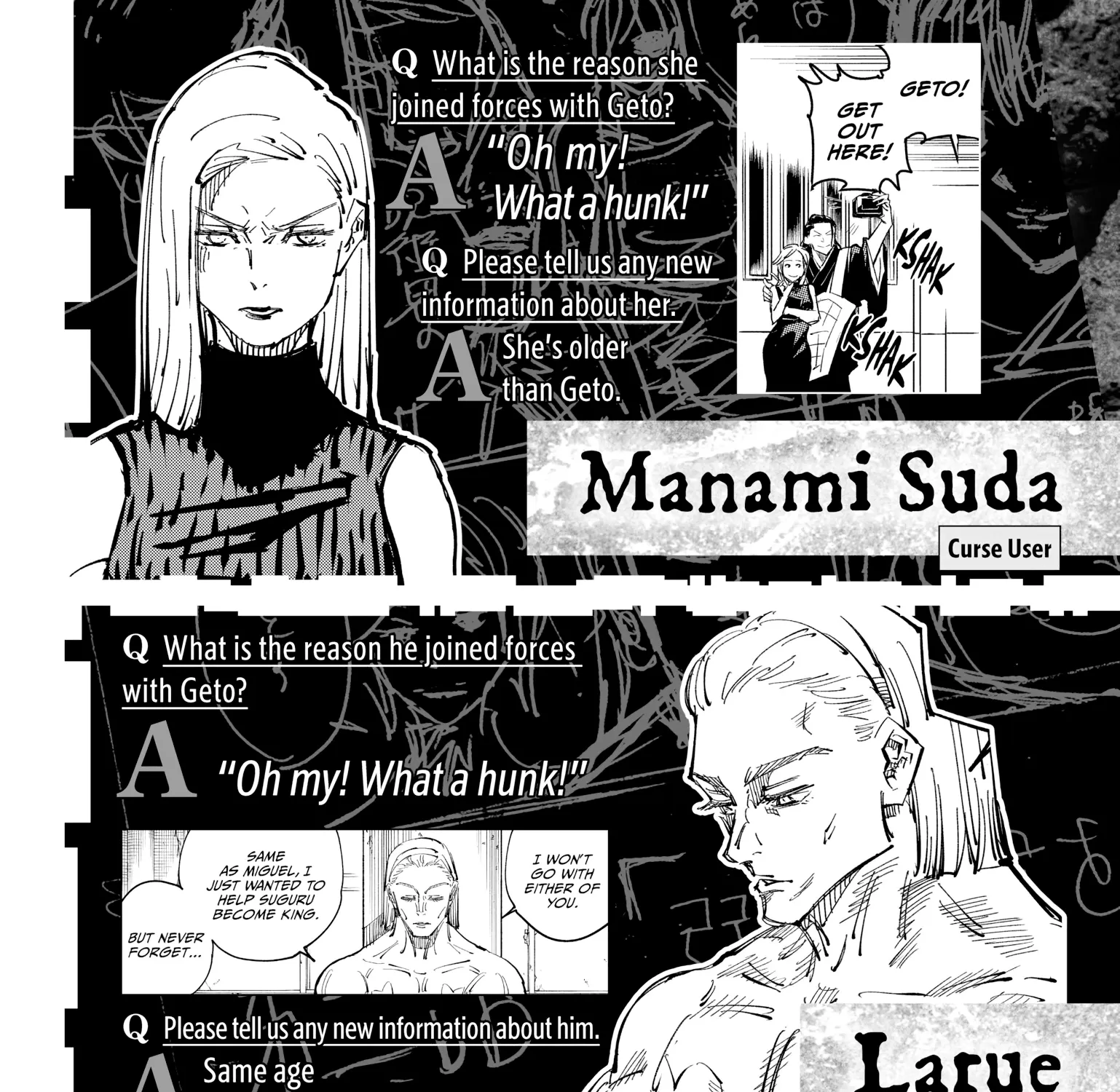 Jujutsu Kaisen: The Official Character Guide, chapter 1, page 141