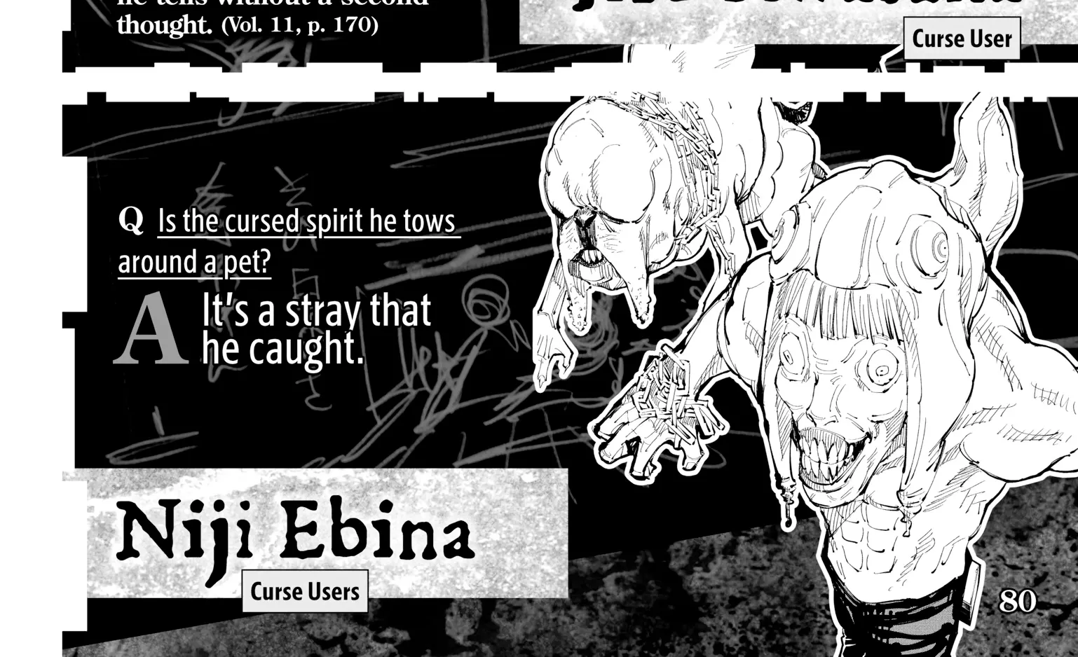 Jujutsu Kaisen: The Official Character Guide, chapter 1, page 146