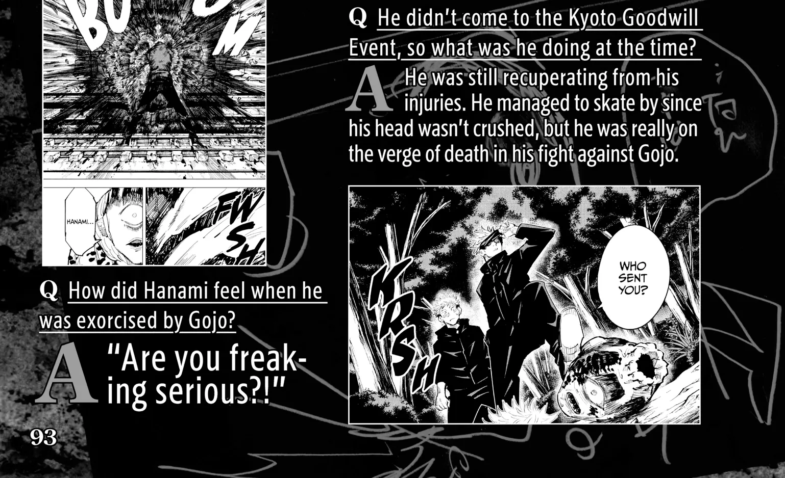 Jujutsu Kaisen: The Official Character Guide, chapter 1, page 168