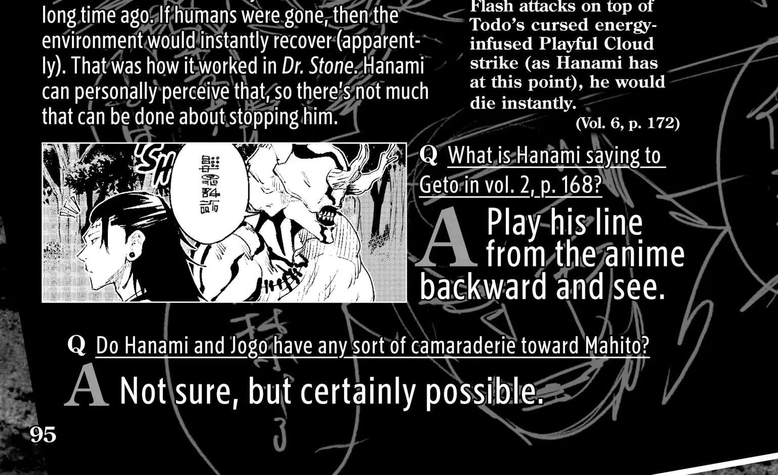 Jujutsu Kaisen: The Official Character Guide, chapter 1, page 172