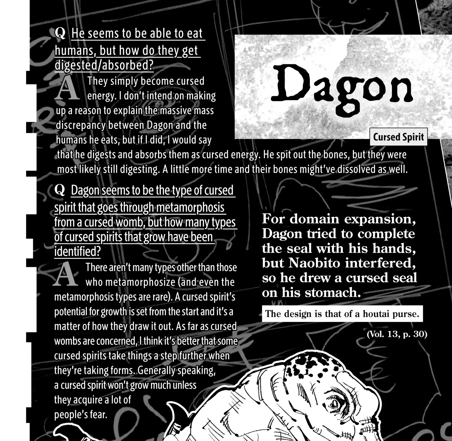 Jujutsu Kaisen: The Official Character Guide, chapter 1, page 173