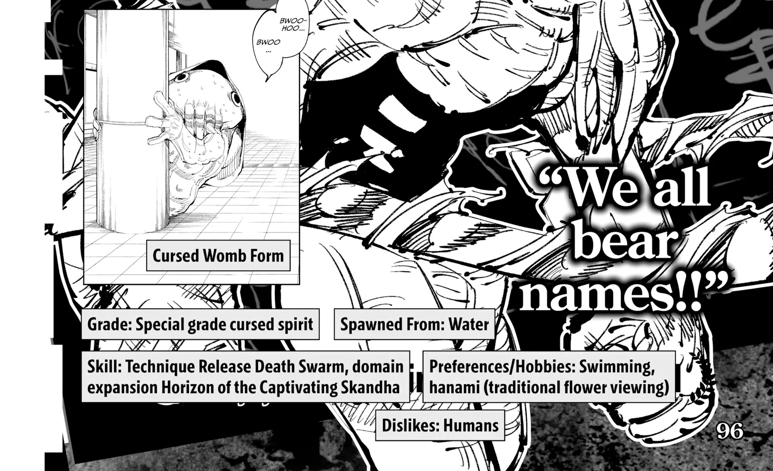 Jujutsu Kaisen: The Official Character Guide, chapter 1, page 174