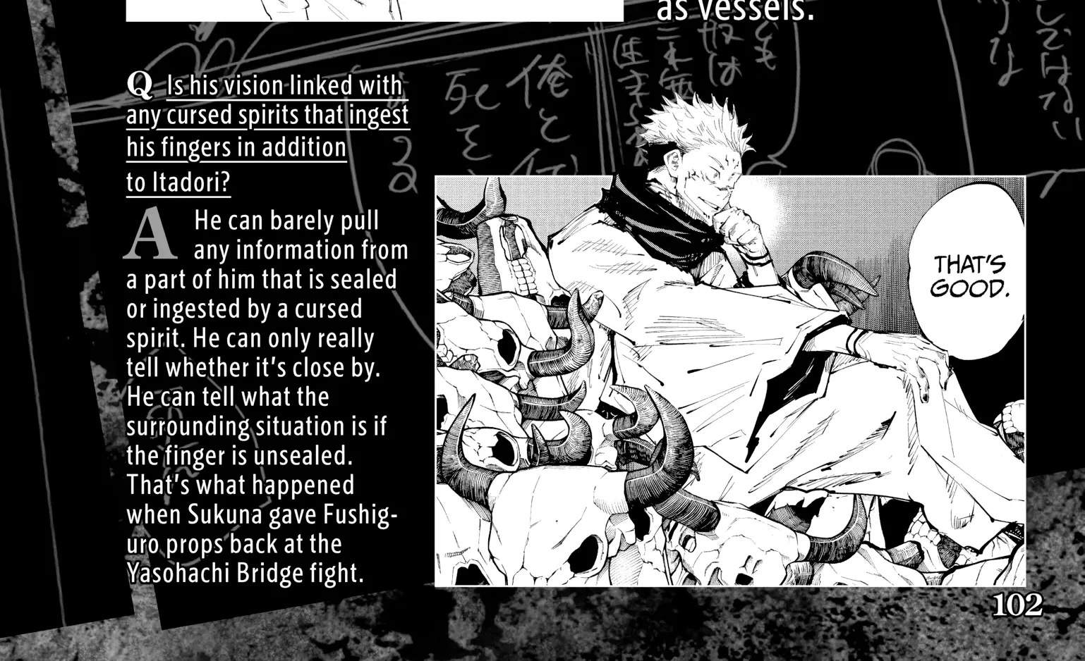 Jujutsu Kaisen: The Official Character Guide, chapter 1, page 184