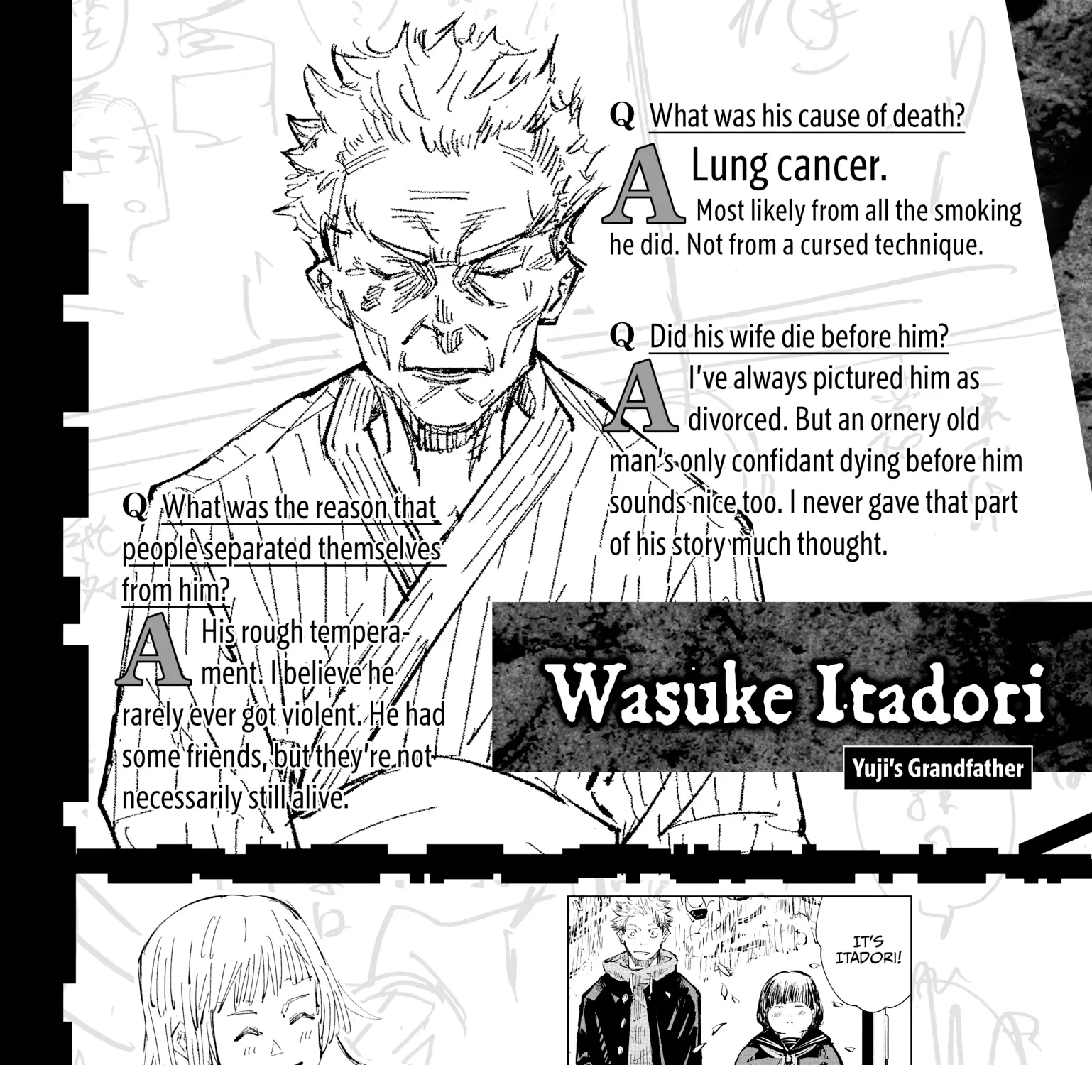 Jujutsu Kaisen: The Official Character Guide, chapter 1, page 191