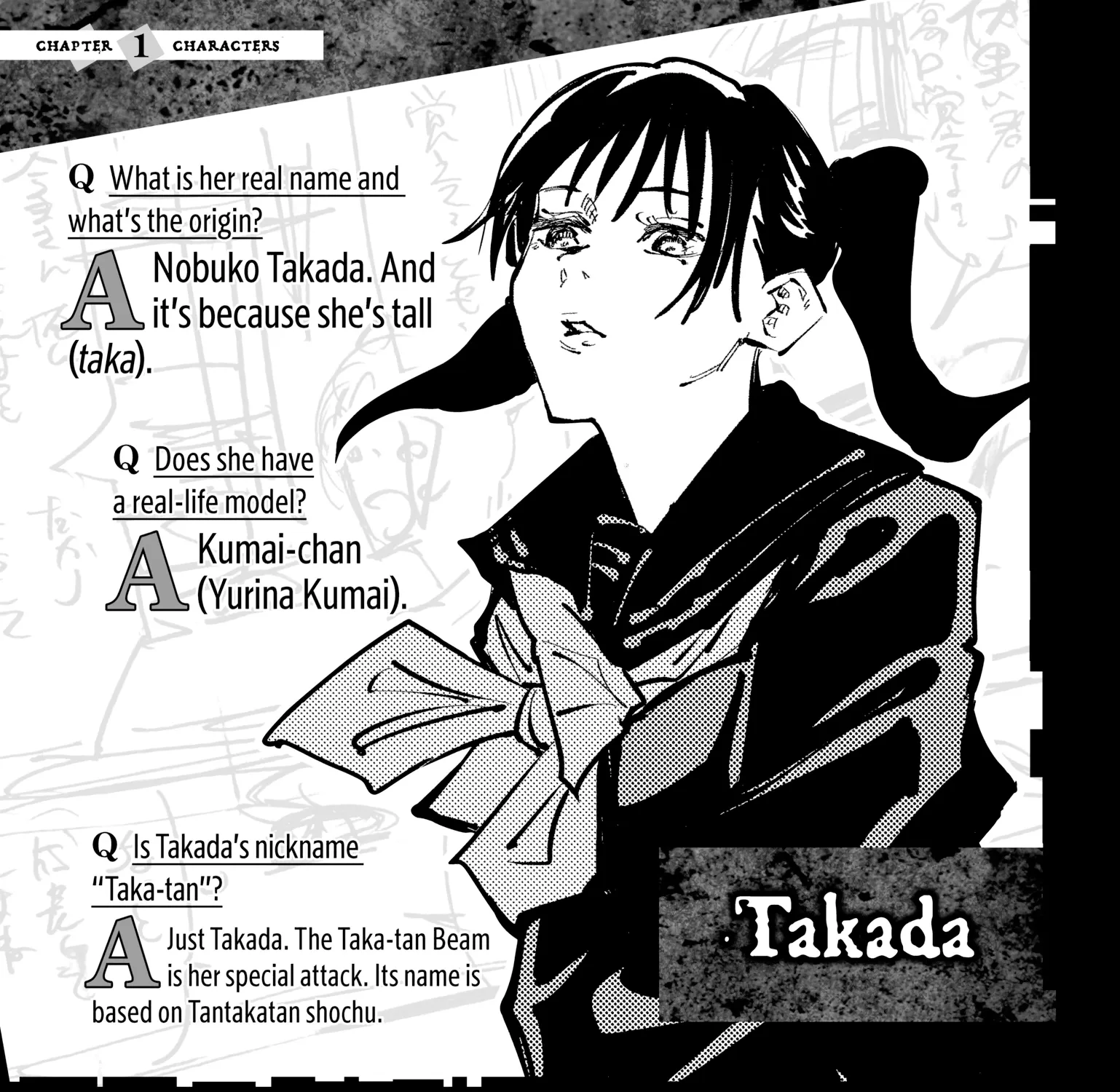 Jujutsu Kaisen: The Official Character Guide, chapter 1, page 197