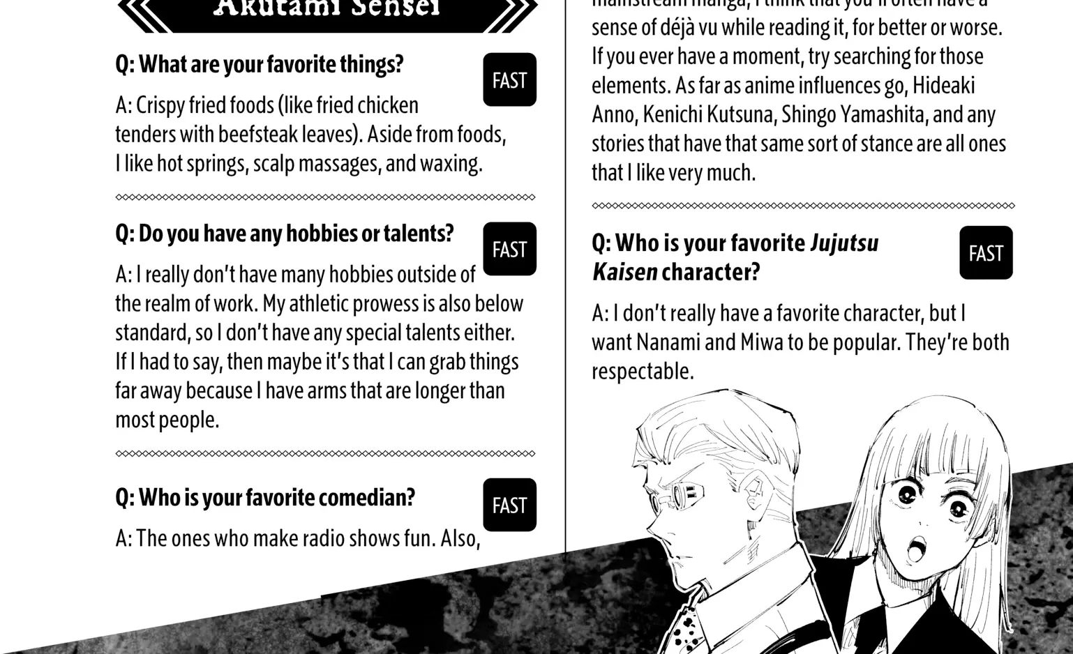 Jujutsu Kaisen: The Official Character Guide, chapter 1, page 214
