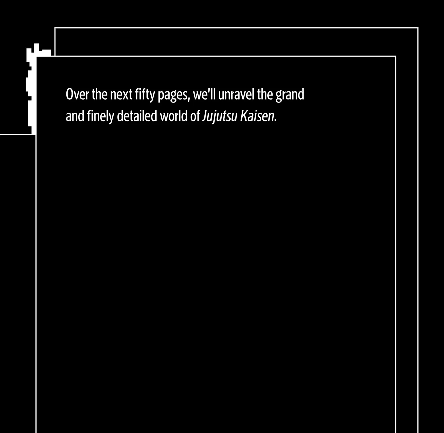 Jujutsu Kaisen: The Official Character Guide, chapter 2, page 1