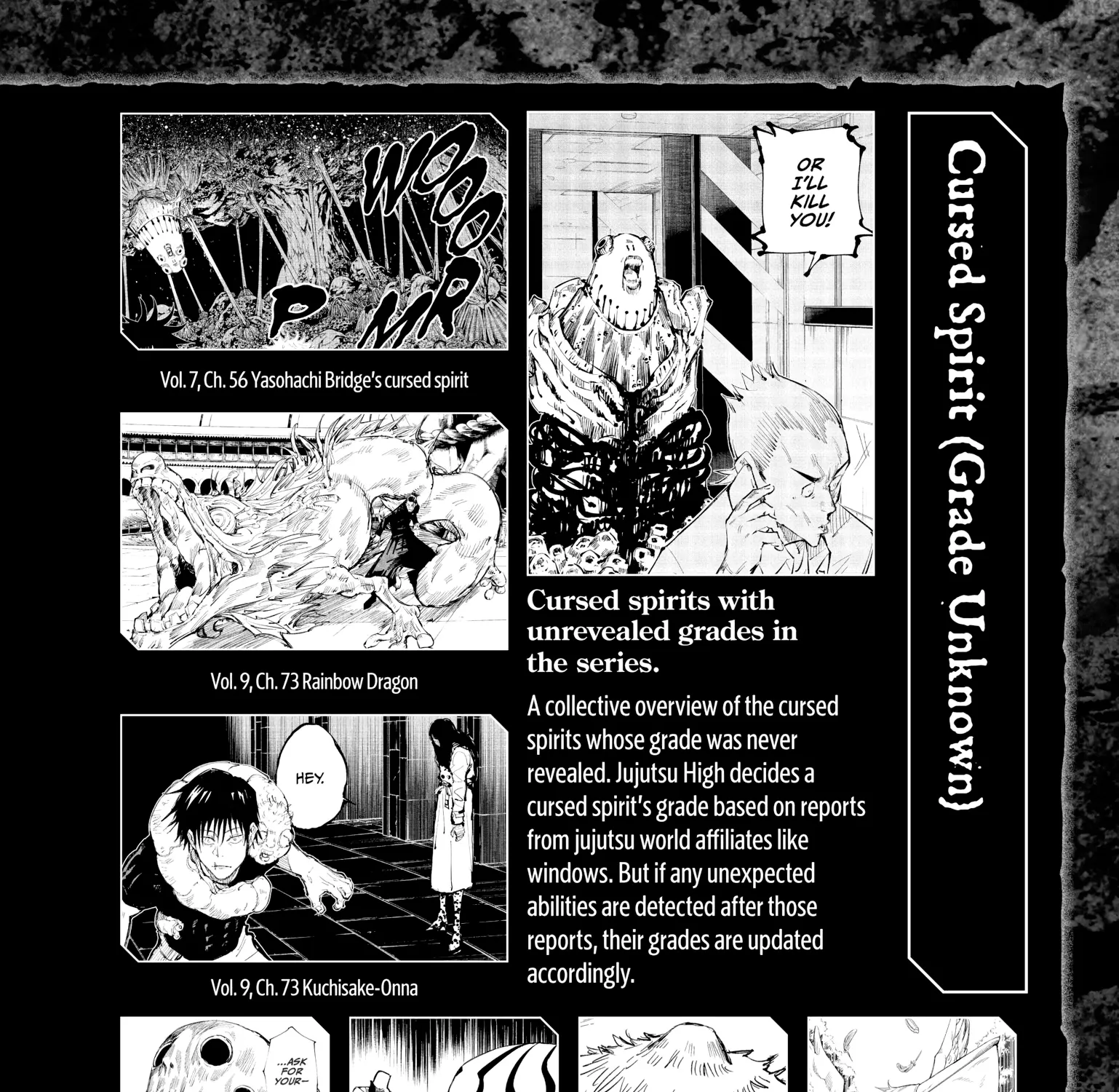 Jujutsu Kaisen: The Official Character Guide, chapter 2, page 31