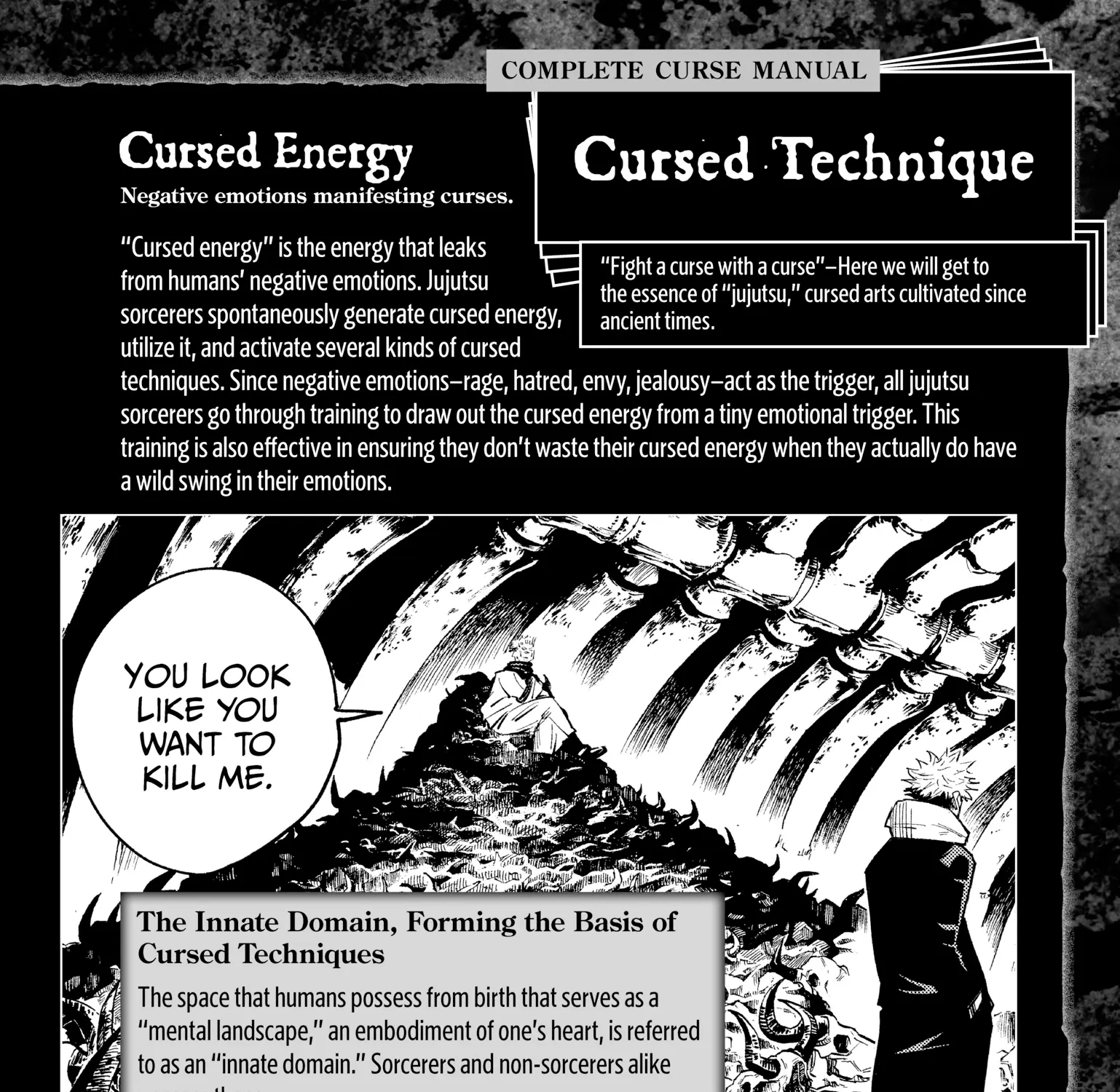 Jujutsu Kaisen: The Official Character Guide, chapter 2, page 35