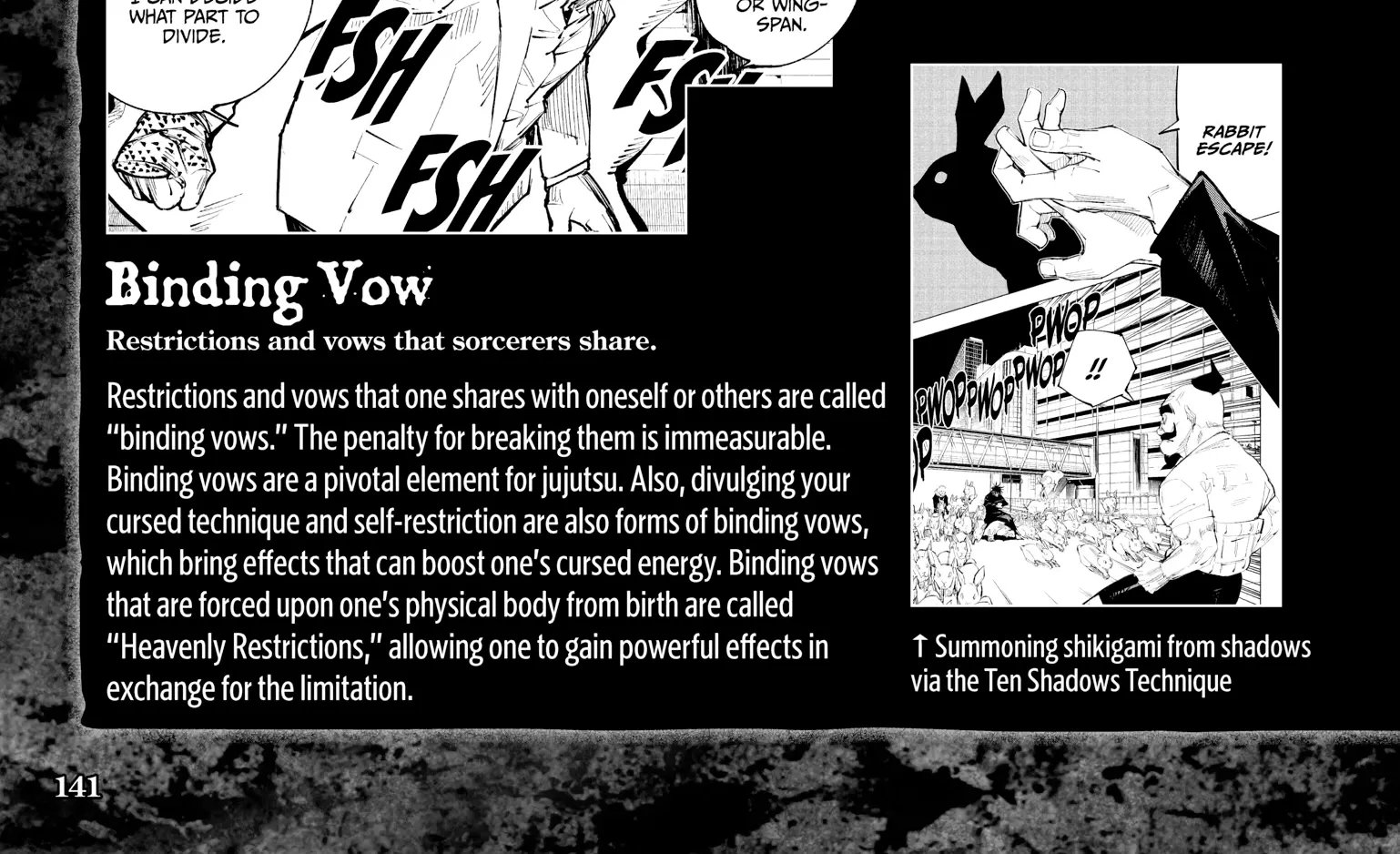 Jujutsu Kaisen: The Official Character Guide, chapter 2, page 38