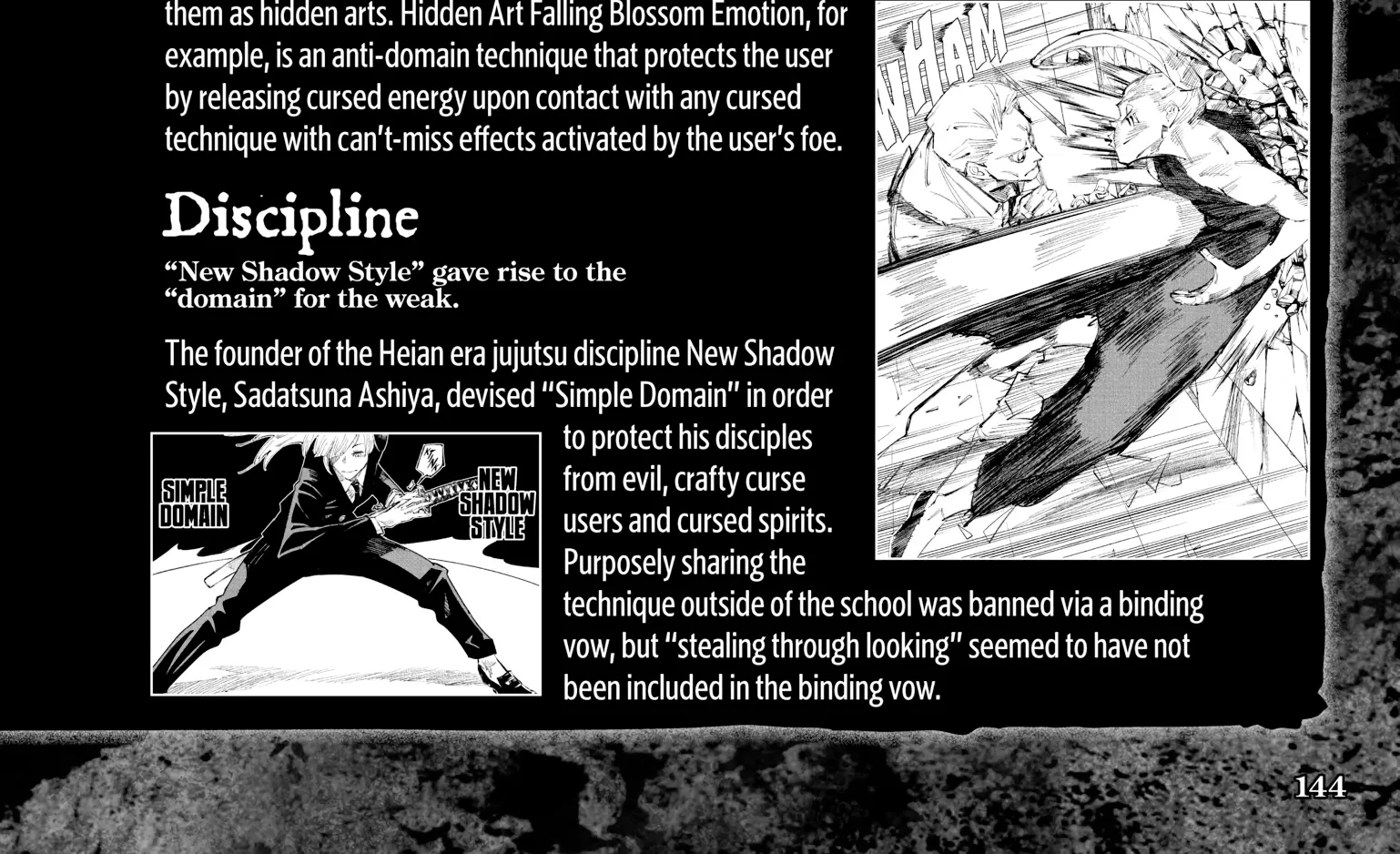 Jujutsu Kaisen: The Official Character Guide, chapter 2, page 42