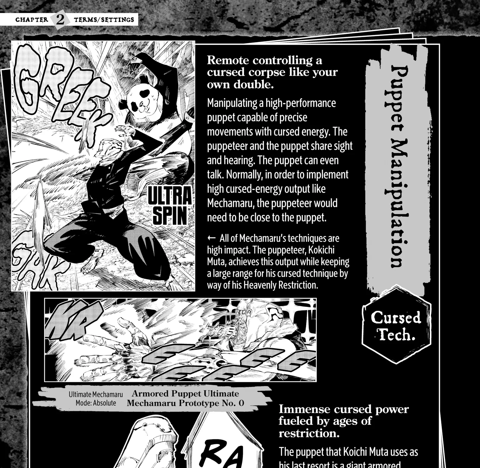 Jujutsu Kaisen: The Official Character Guide, chapter 2, page 47