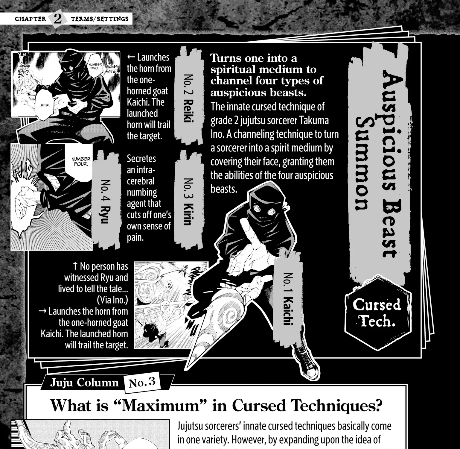 Jujutsu Kaisen: The Official Character Guide, chapter 2, page 71