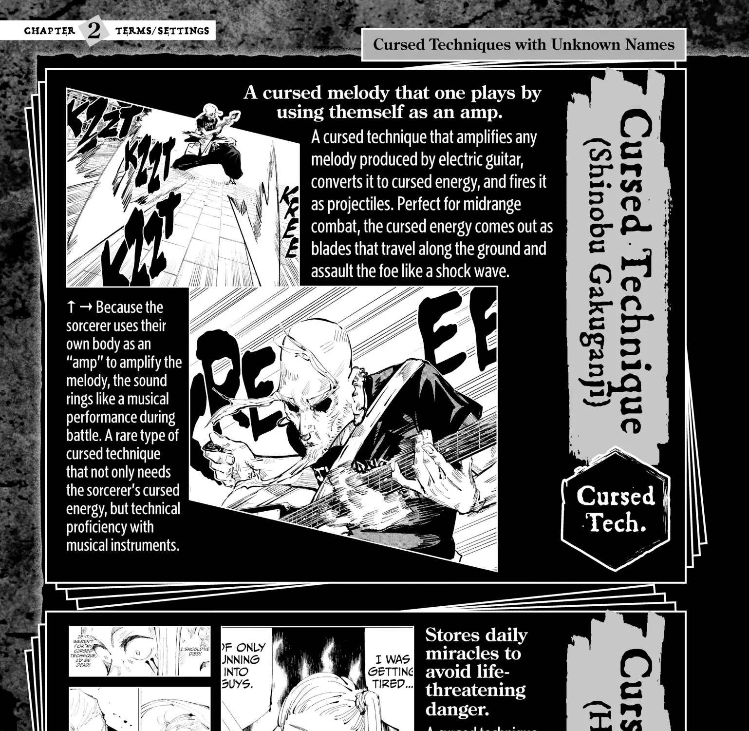 Jujutsu Kaisen: The Official Character Guide, chapter 2, page 75