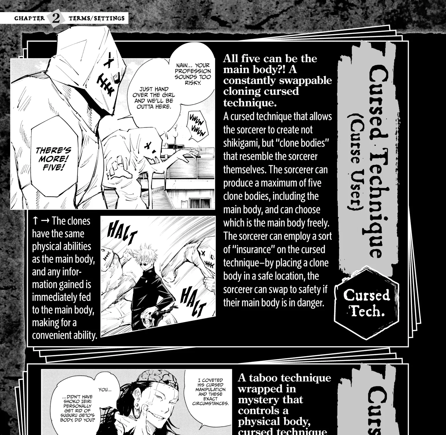 Jujutsu Kaisen: The Official Character Guide, chapter 2, page 87
