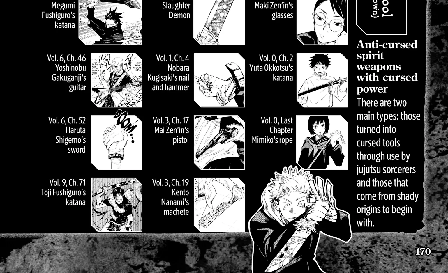 Jujutsu Kaisen: The Official Character Guide, chapter 2, page 94