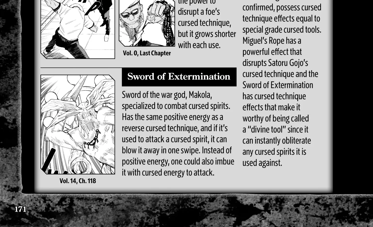 Jujutsu Kaisen: The Official Character Guide, chapter 2, page 96