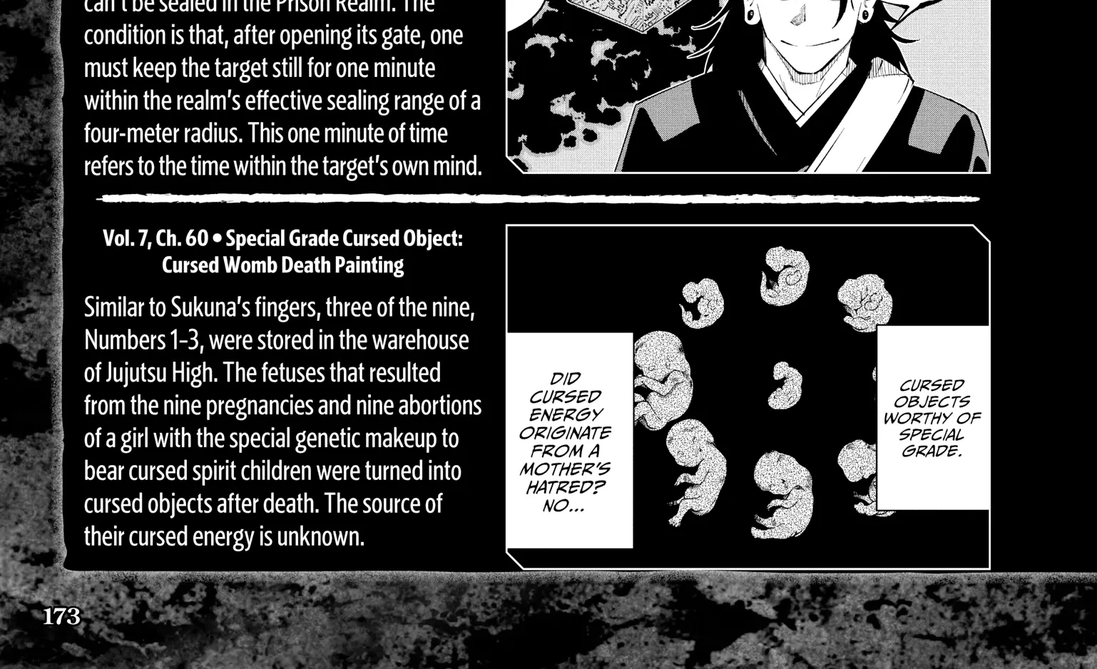 Jujutsu Kaisen: The Official Character Guide, chapter 2, page 100