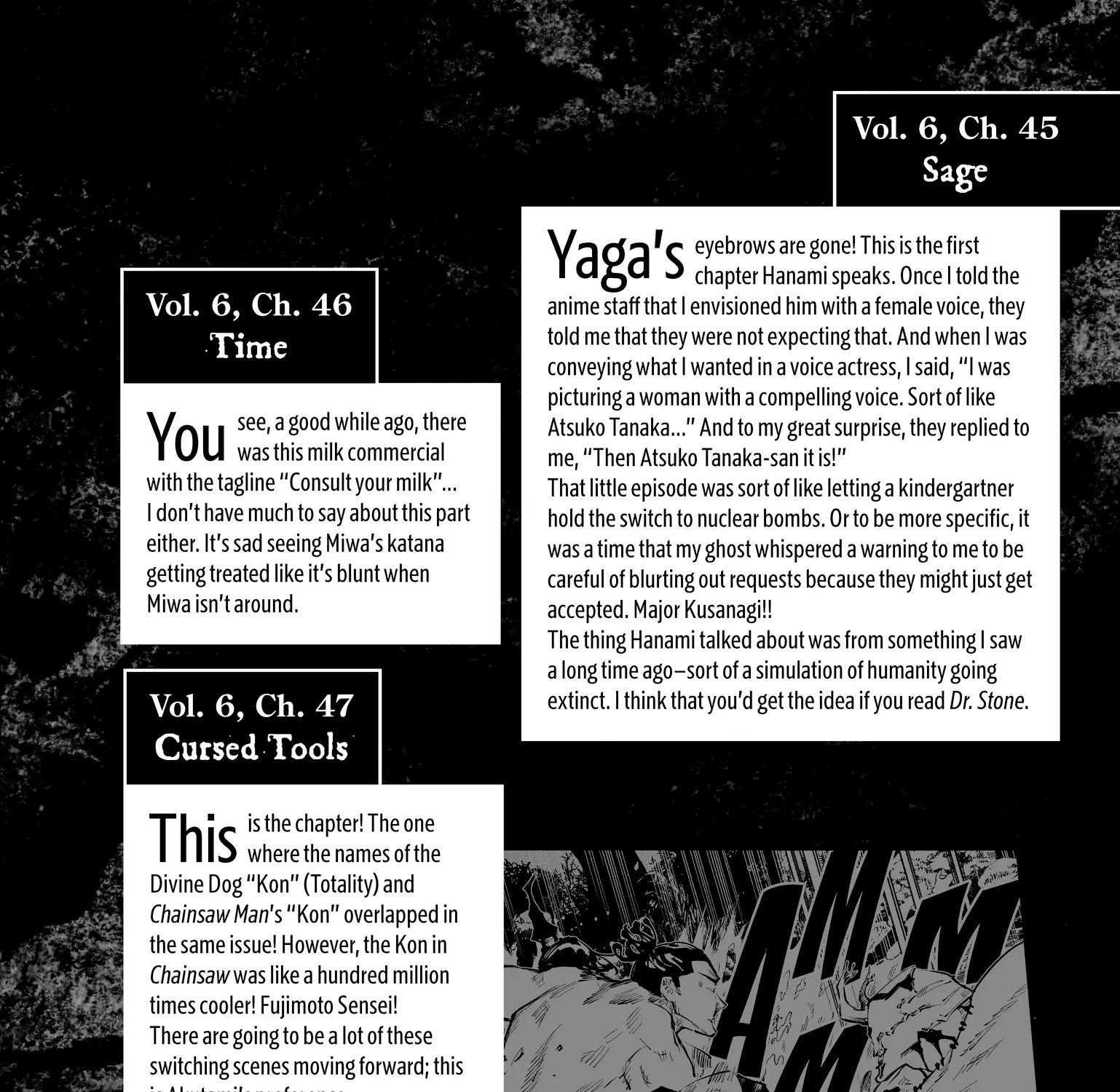 Jujutsu Kaisen: The Official Character Guide, chapter 3, page 47