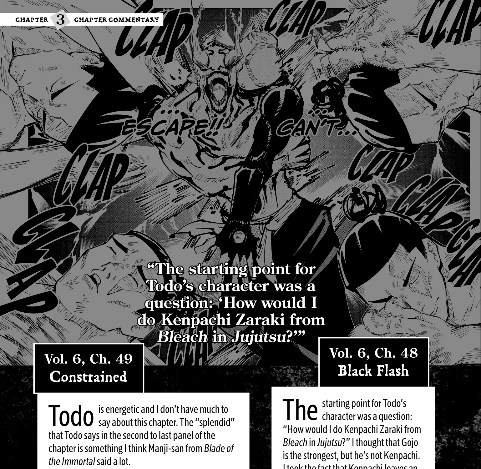 Jujutsu Kaisen: The Official Character Guide, chapter 3, page 49