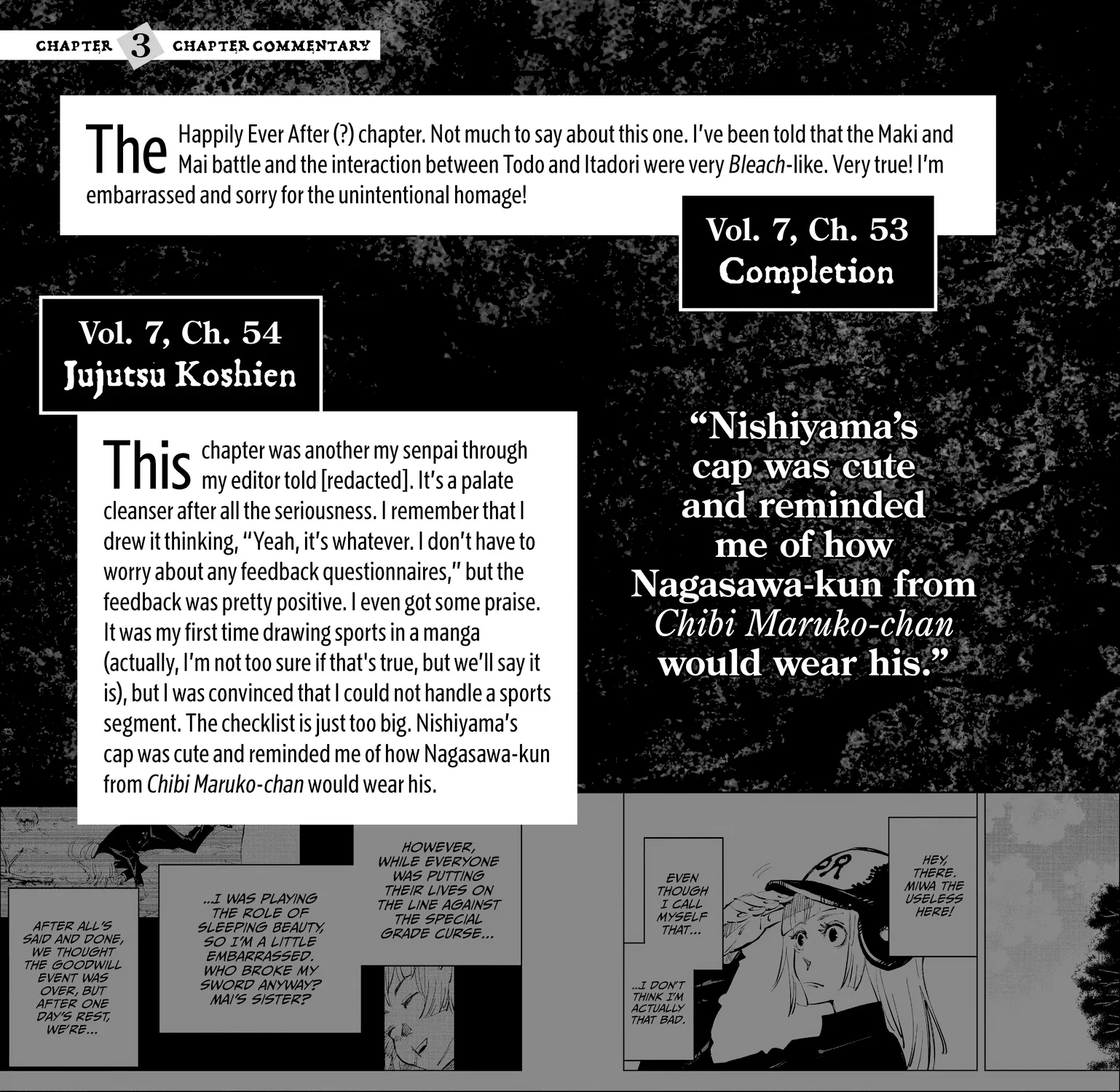 Jujutsu Kaisen: The Official Character Guide, chapter 3, page 53