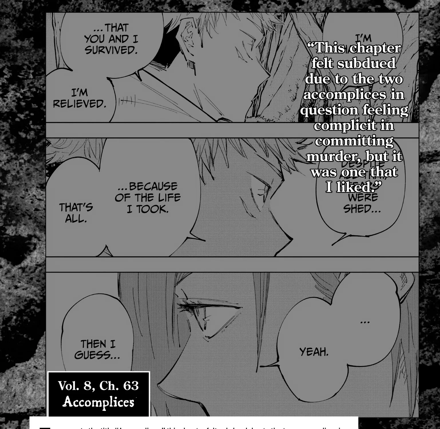 Jujutsu Kaisen: The Official Character Guide, chapter 3, page 61