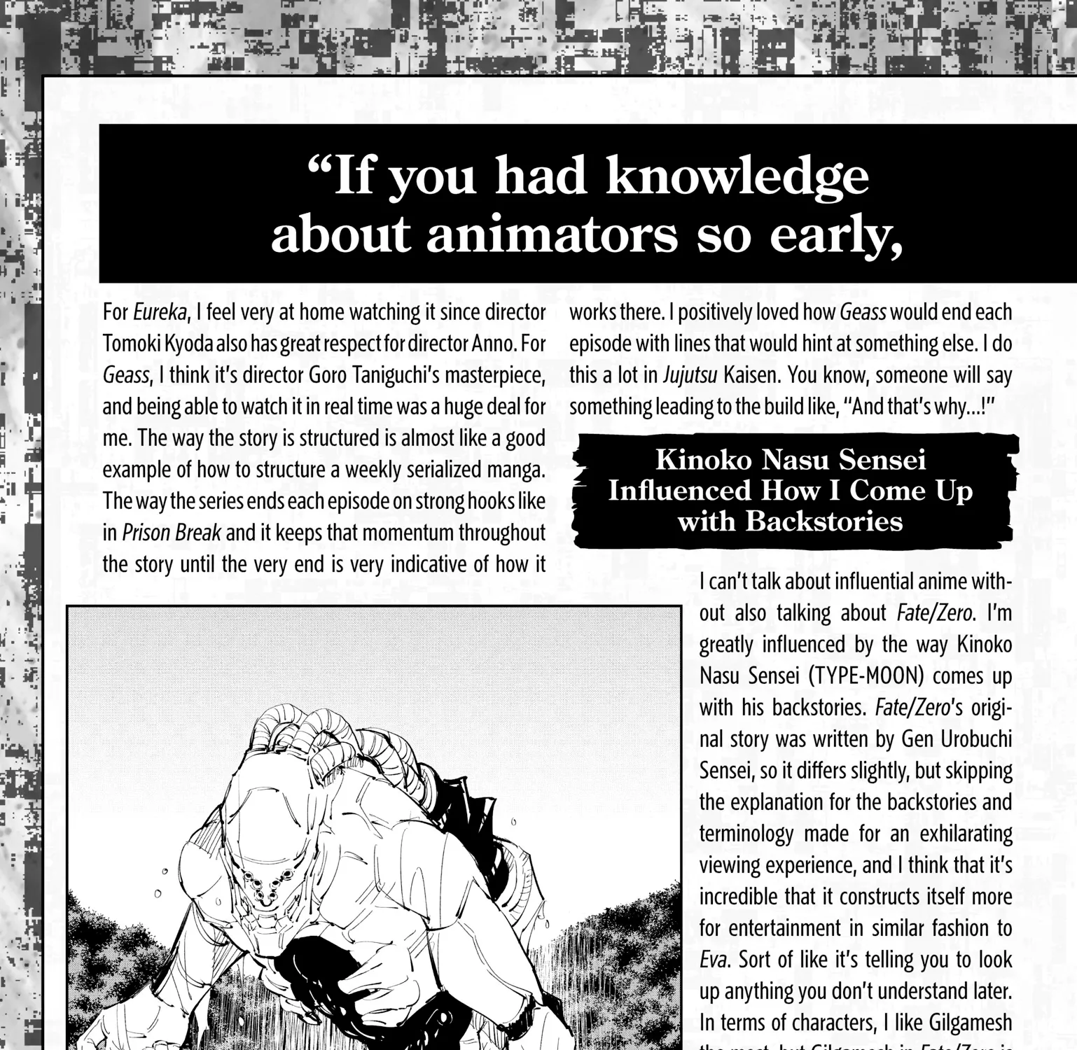 Jujutsu Kaisen: The Official Character Guide, chapter 3.1, page 5