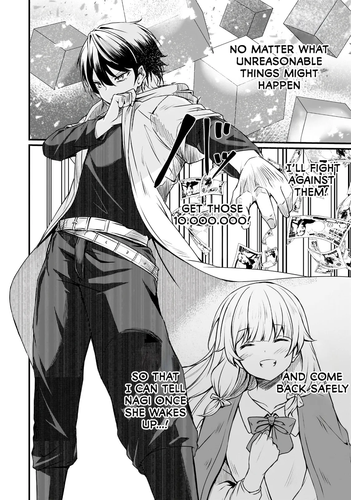 Hai no Sekai wa Kami no Me de irodzuku ～Ore dake mieru Status de, Saijaku kara Saikyou e kakeagaru ~, chapter 1, page 44