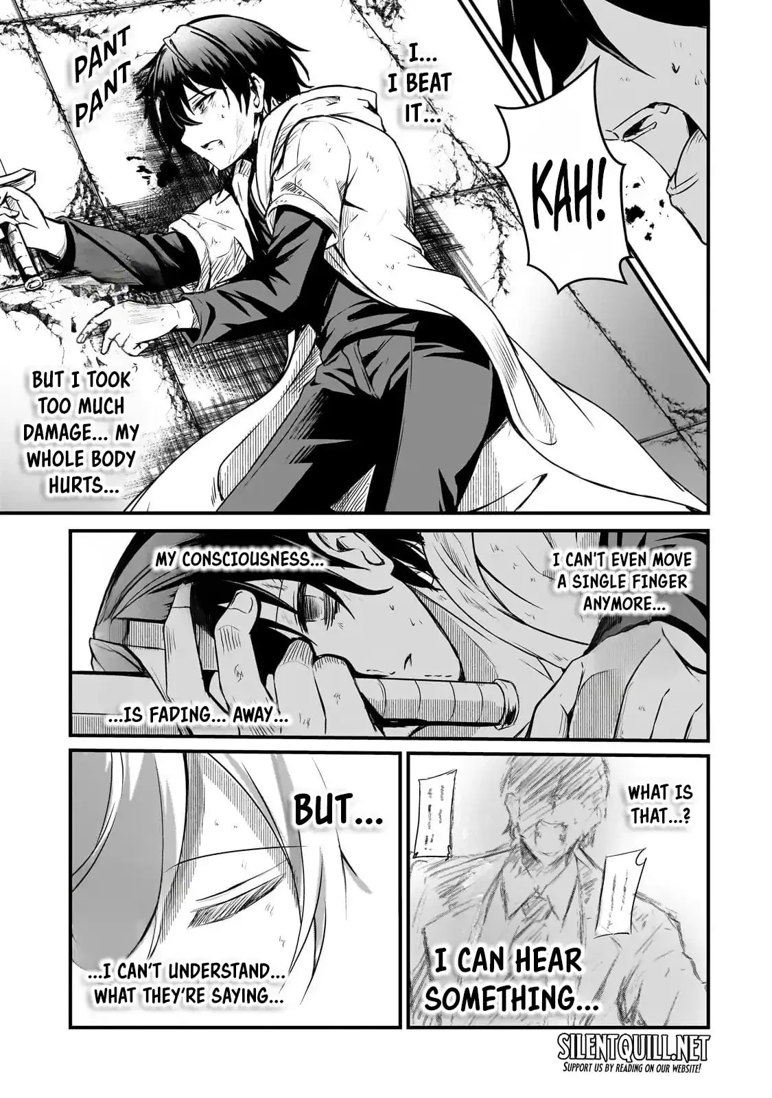 Hai no Sekai wa Kami no Me de irodzuku ～Ore dake mieru Status de, Saijaku kara Saikyou e kakeagaru ~, chapter 2, page 39